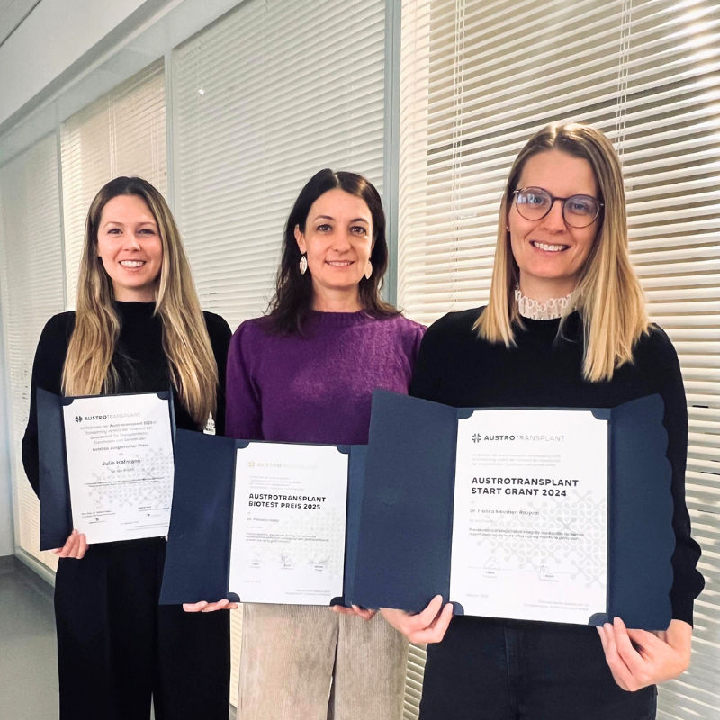 v.l. Julia Hofmann, Theresa Hautz, Franka Messner-Rooprai, Foto © privat