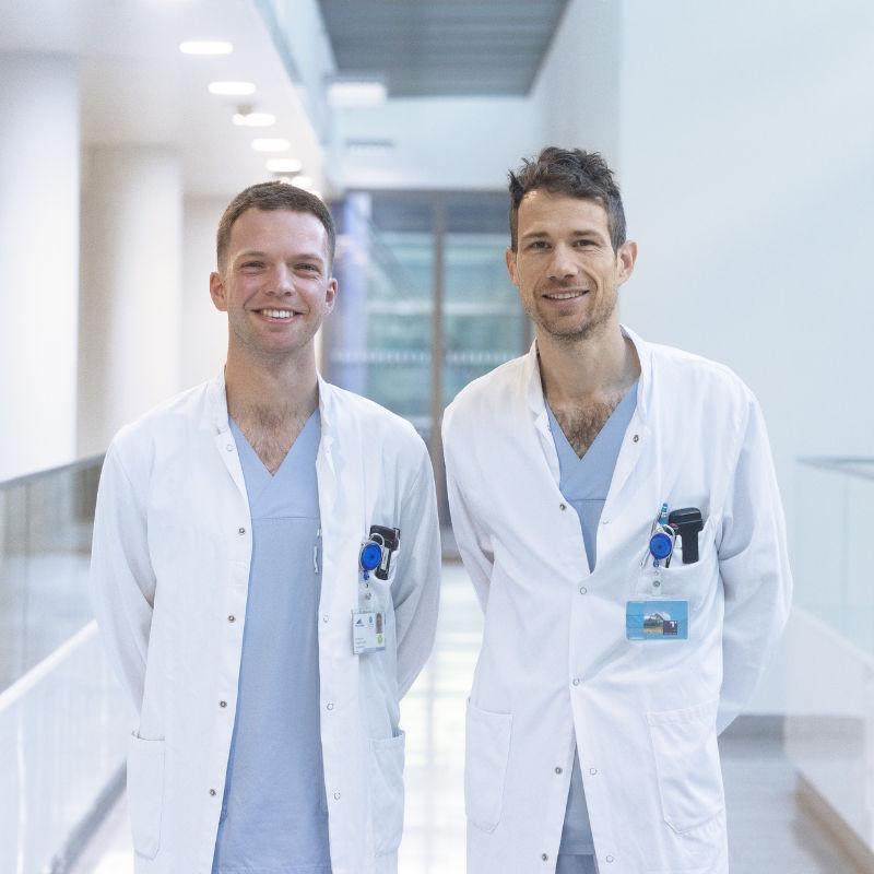 Charles Schmit und Felix Johnson