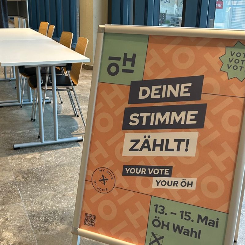Wahlplakat der OEH